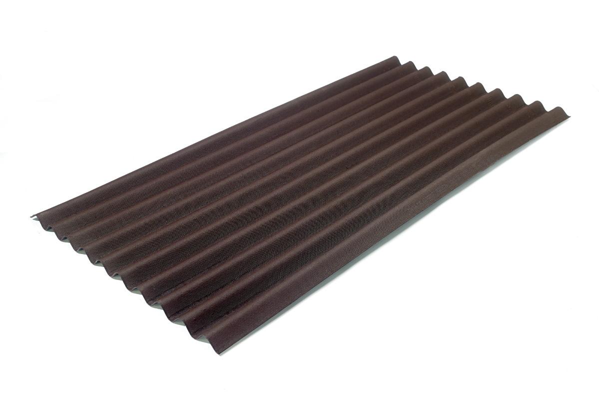 Onduline Clássica® | foto da telha ecológica na cor marrom