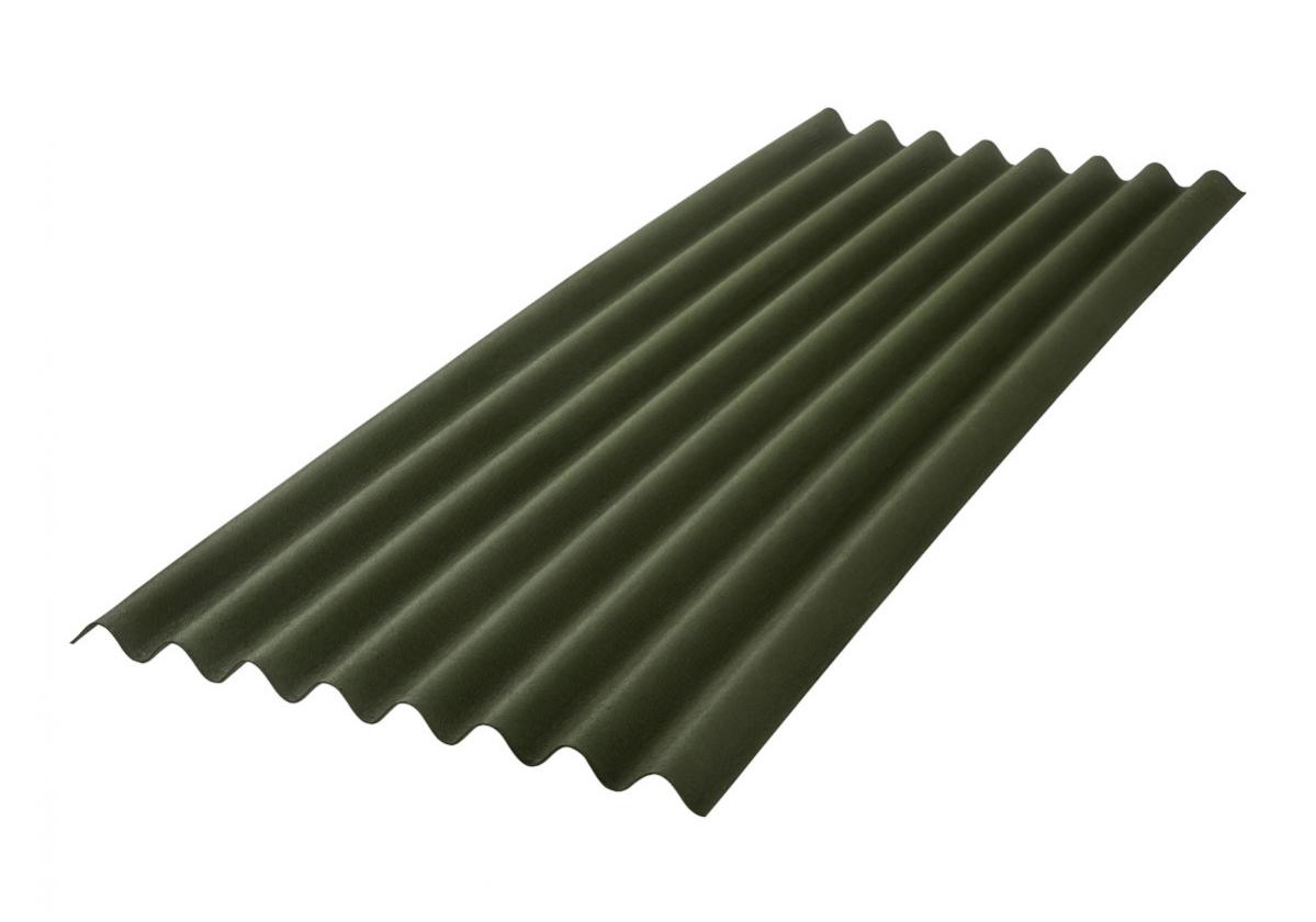 Onduline Clássica Fit® | foto da telha ecológica na cor verde