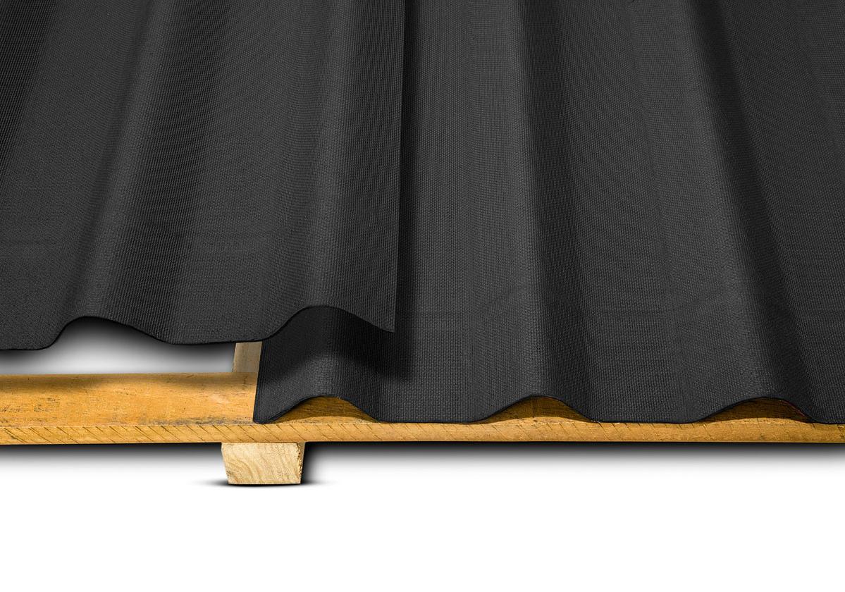 Onduline Stilo® | foto de detalhe da telha ecológica na cor preta